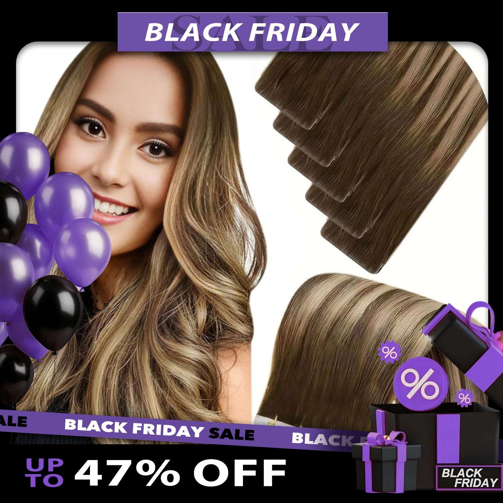 Invisible Tape In Extensions Real Hair - LaaVoo 目に見えない注入テープ ヘアエクステンション 本物の人毛 ブラジル人バージン シームレスな高品質注入ヘアエクステンション