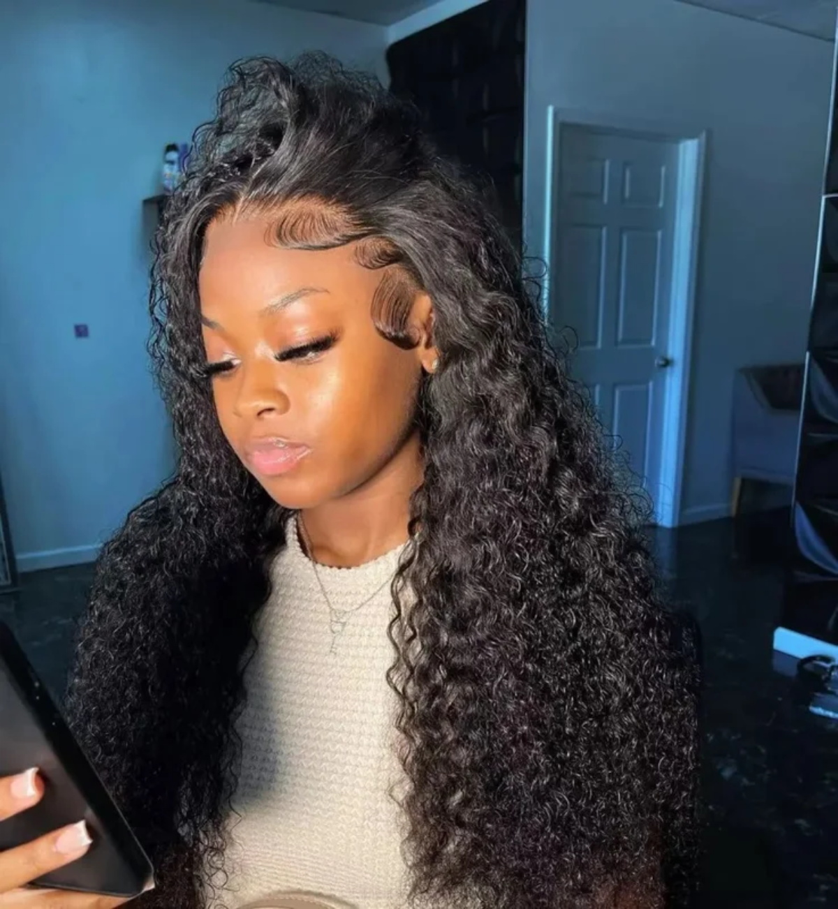 Hd Lace Frontal Wig Human Hair Pre Plucked - 13X4 13X6 ディープウェーブHD透明レースフロントウィッグ、プレプラッキング済み、30～40インチ、女性用人毛カーリーウィッグ、密度180～200