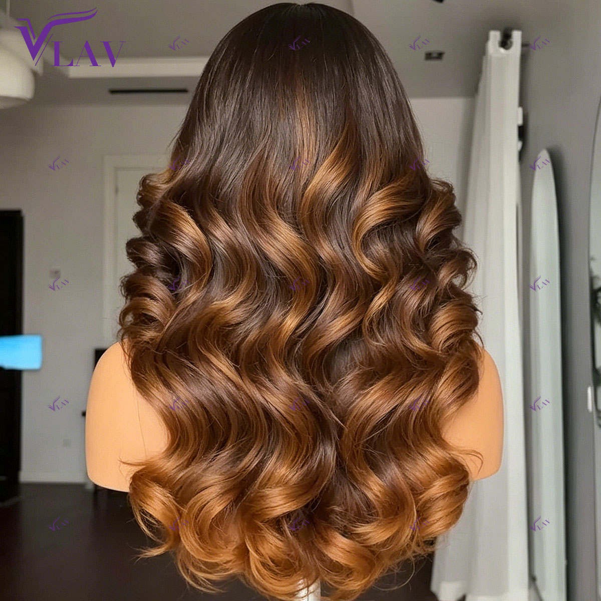 Glueless Wear And Go Human Hair Wig - ハイライト入り、13×4/360レース、前髪部分に自然な生え際を再現したベビーヘア付き、すぐに着用可能、1B/27の色、ボディウェーブ、接着剤不要のウィッグ、人毛使用、13×6 HDレースフロントウィッグ。