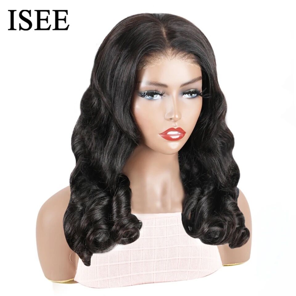 Isee-女性のための海の波のかつら、帽子とgo、接着剤なし - Glueless Wear And Go Human Hair Wig のレビューと価格