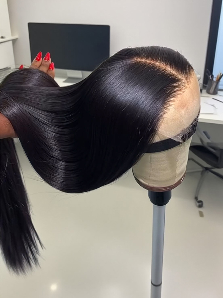 30～40インチ ストレート人毛ウィッグ 13x4 13x6 - Hd Lace Frontal Wig Human Hair Pre Plucked のレビューと価格