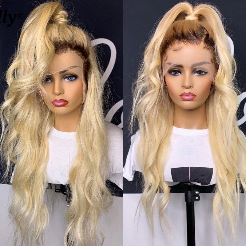 1B 613 ボディウェーブ人毛ウィッグ 13x6 HDレー - 613 Blonde Body Wave Lace Front Wig のレビューと価格