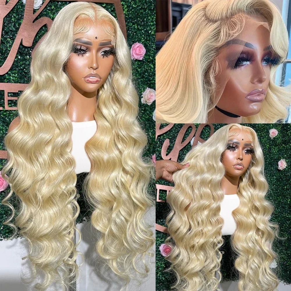 26インチ 30インチ 613ブロンドウィッグ ボディウェー - 613 Blonde Body Wave Lace Front Wig のレビューと価格