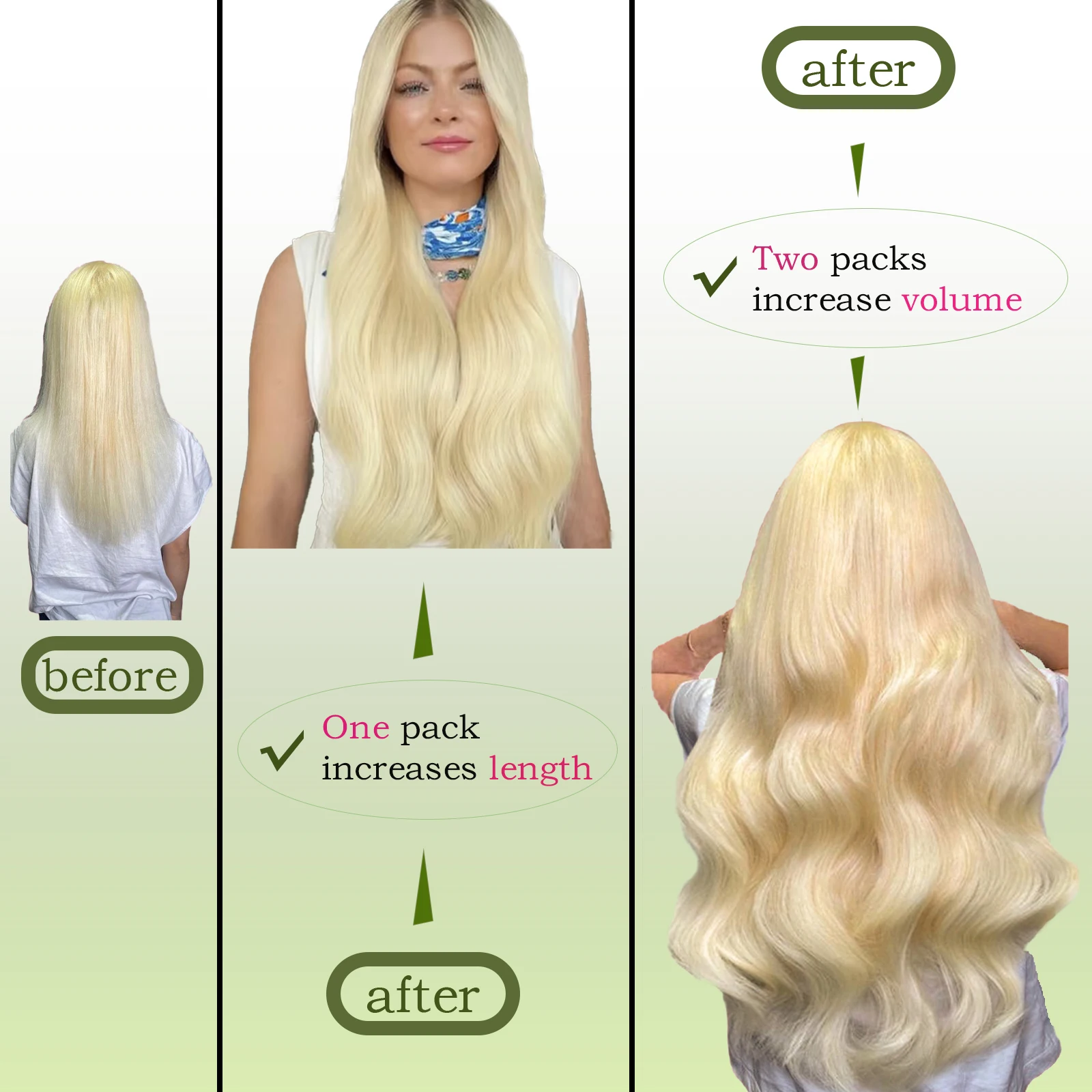 ナチュラルブラックストレートPUクリップ式ヘアエクステンショ - Seamless Clip In Hair Extensions Human Hair のレビューと価格