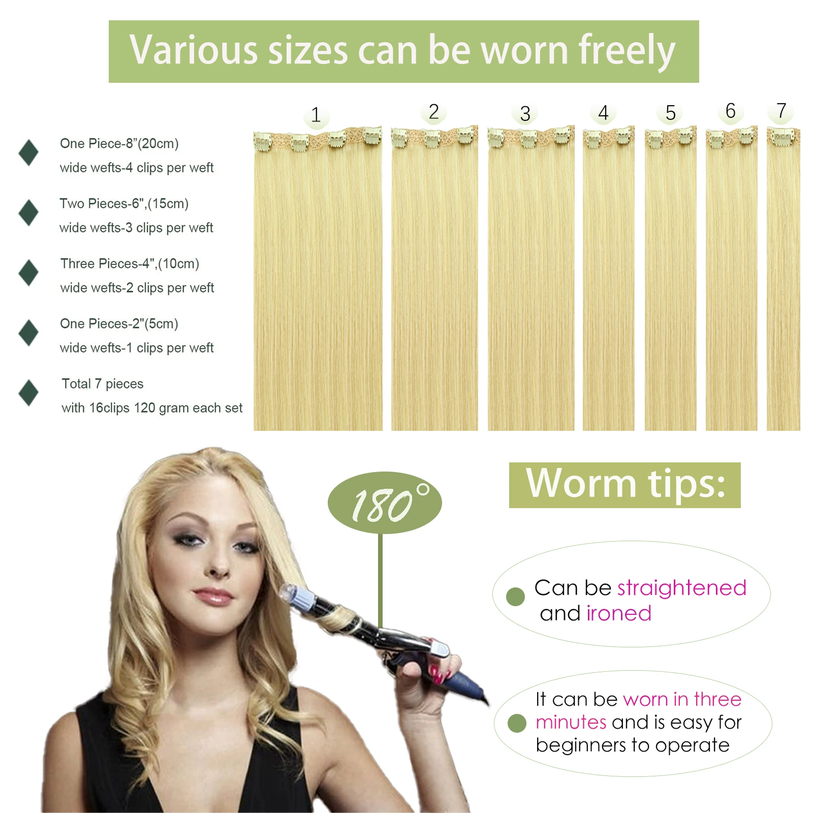 ナチュラルブラックストレートPUクリップ式ヘアエクステンショ - Seamless Clip In Hair Extensions Human Hair のレビューと価格