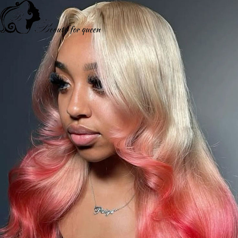レースフロントロングストレート人毛ウィッグ 13x6 ブラジ - 613 Blonde Body Wave Lace Front Wig のレビューと価格