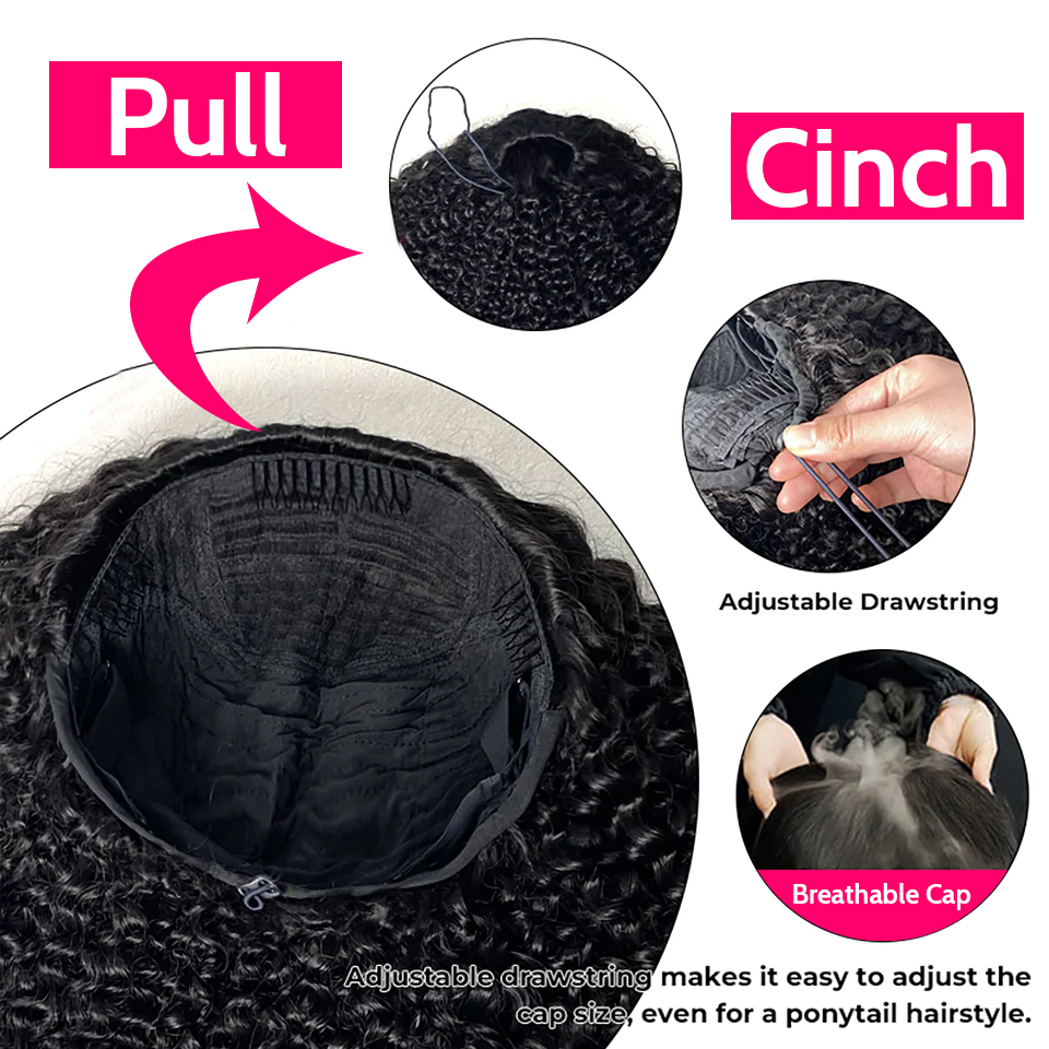 ISEEヘア　縮れ毛カーリーハーフウィッグ　人毛　密度250 - Glueless Wear And Go Human Hair Wig のレビューと価格