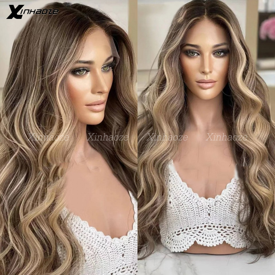 ハイライト透明 13 × 4 1​​3 × 6 ブロンド実体 - 613 Blonde Body Wave Lace Front Wig のレビューと価格