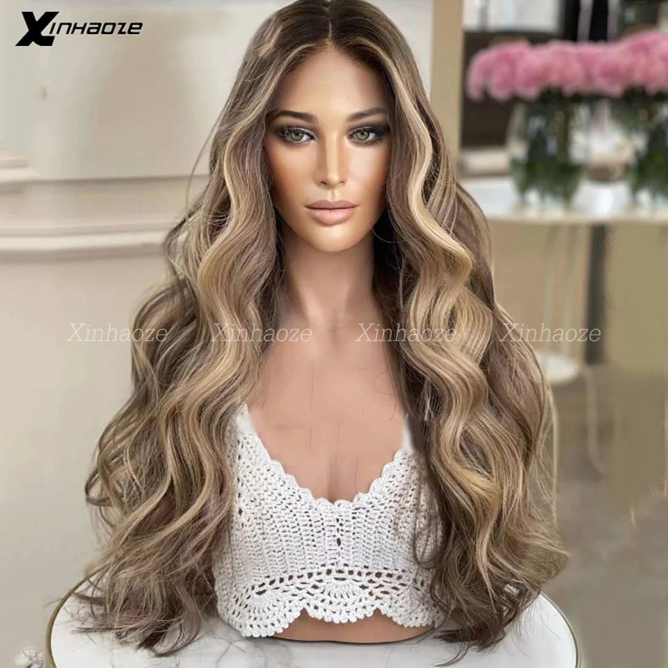 ハイライト透明 13 × 4 1​​3 × 6 ブロンド実体 - 613 Blonde Body Wave Lace Front Wig のレビューと価格