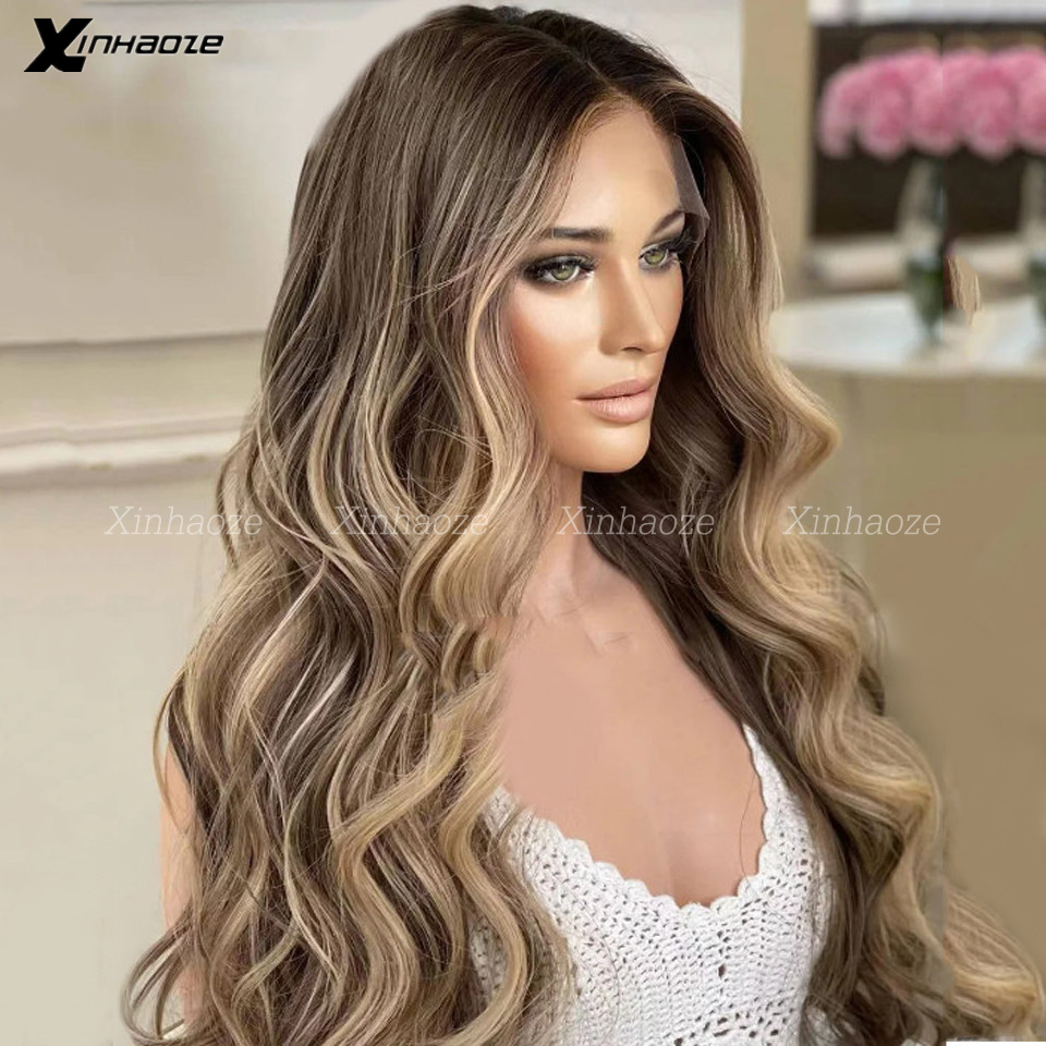 ハイライト透明 13 × 4 1​​3 × 6 ブロンド実体 - 613 Blonde Body Wave Lace Front Wig のレビューと価格