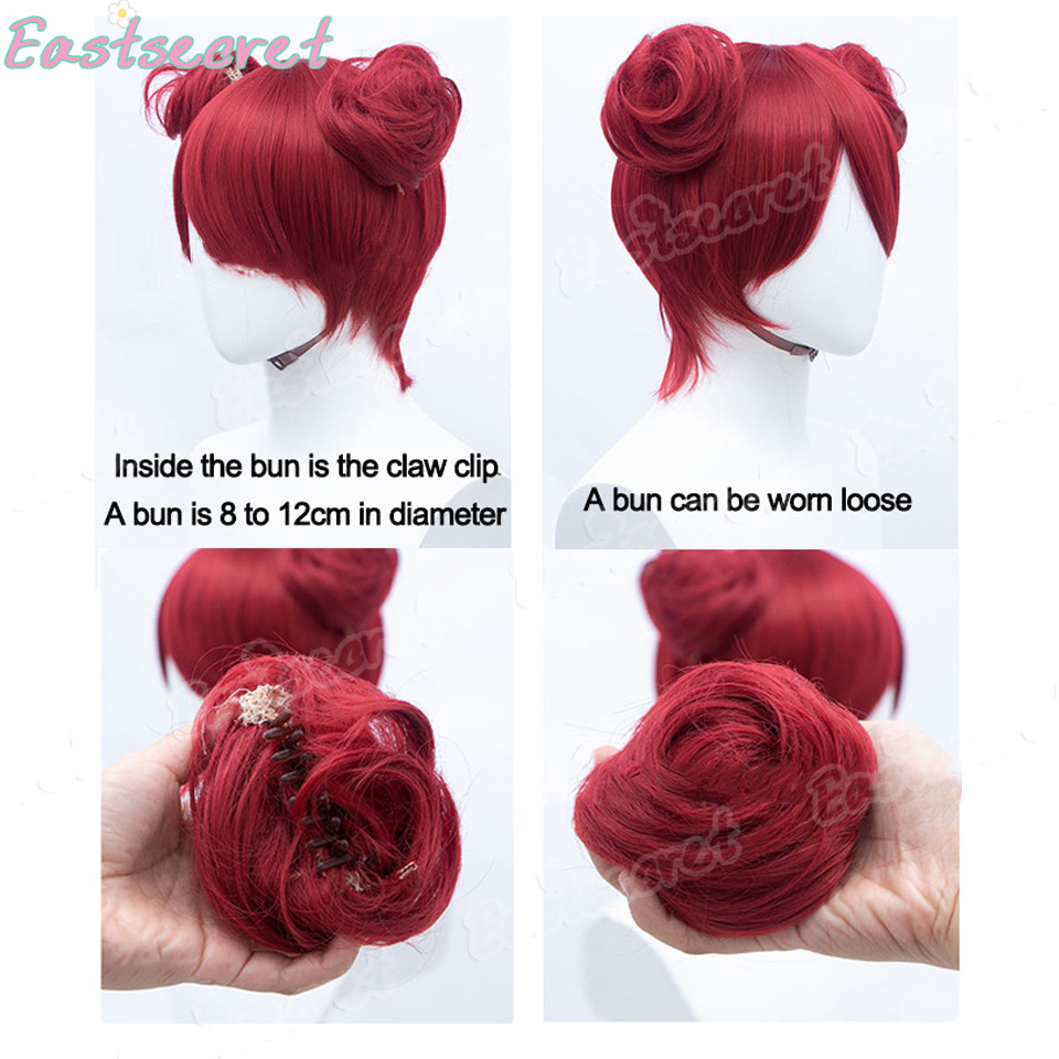 EAST レディースヘアバンズ 合成カーリーシニヨン オンブ - Claw Clip Messy Bun Hair Piece のレビューと価格