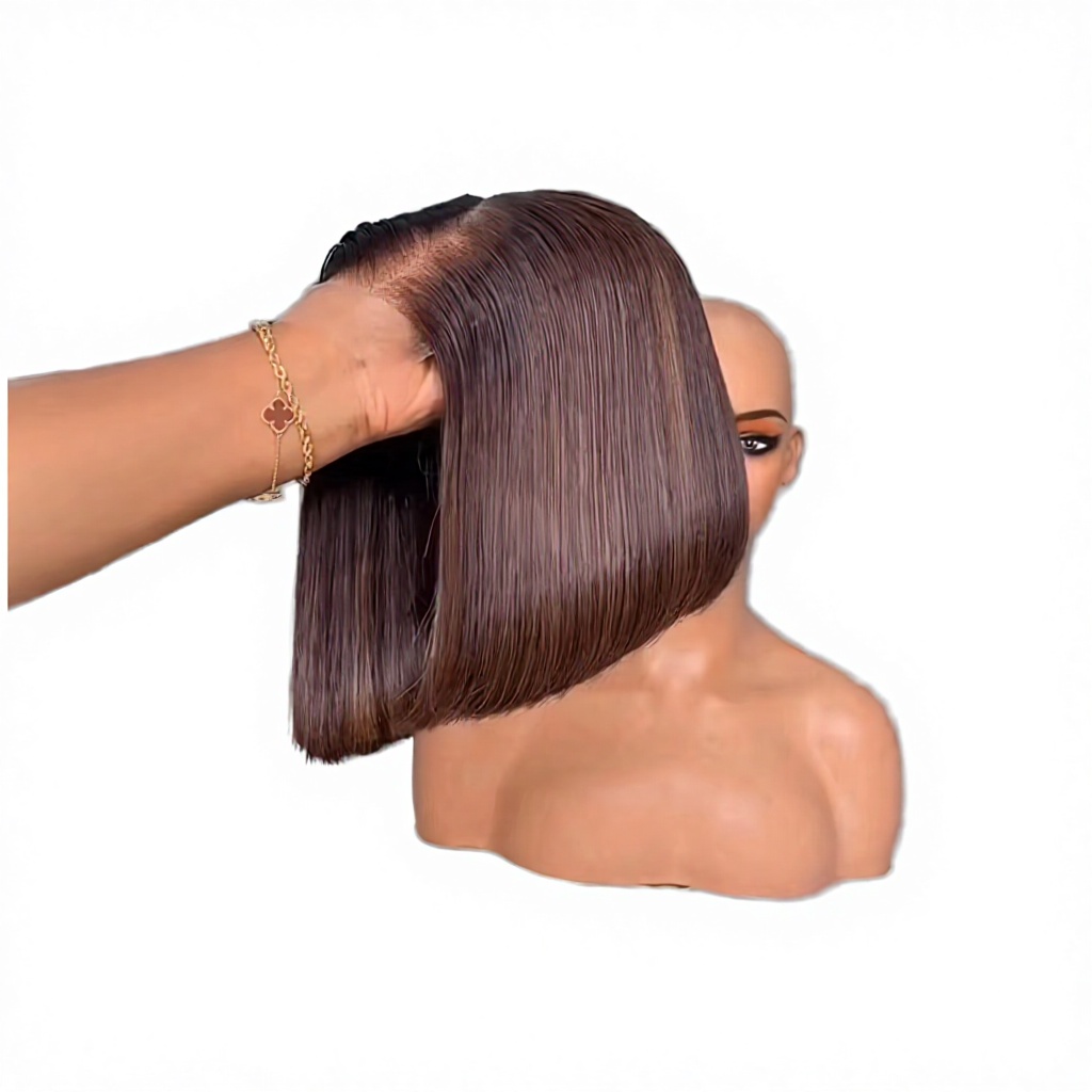 12Aベトナム産ヘアウィッグSDDボーンストレートボブウィッ - Human Hair Wigs のレビューと価格
