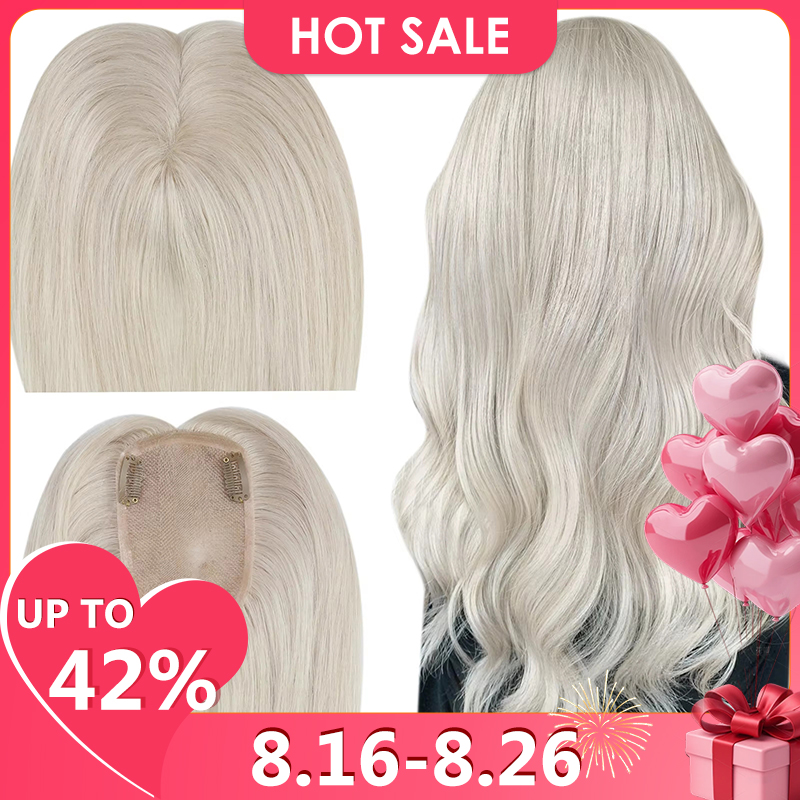 Ugeat ヘアトッパー自然人毛ブロンドモノラルベース 3* - Invisible Tape In Extensions Real Hair のレビューと価格