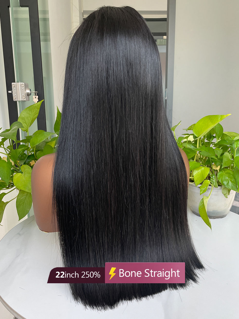 13x6ボブウィッグ 100%人毛 5x5接着剤不要ウィッグ - Human Hair Wigs のレビューと価格